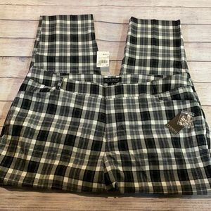 NWT Eloquii plaid trousers, size 22